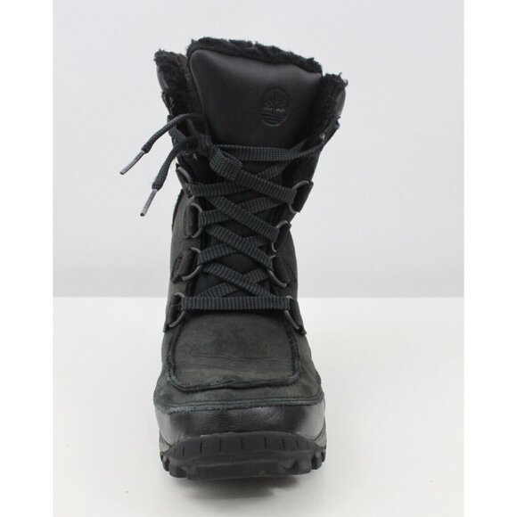 Timberland Youth Boots Chillberg 200g PrimaLoft Waterproof Leather Black Size 6 - Picture 6 of 15